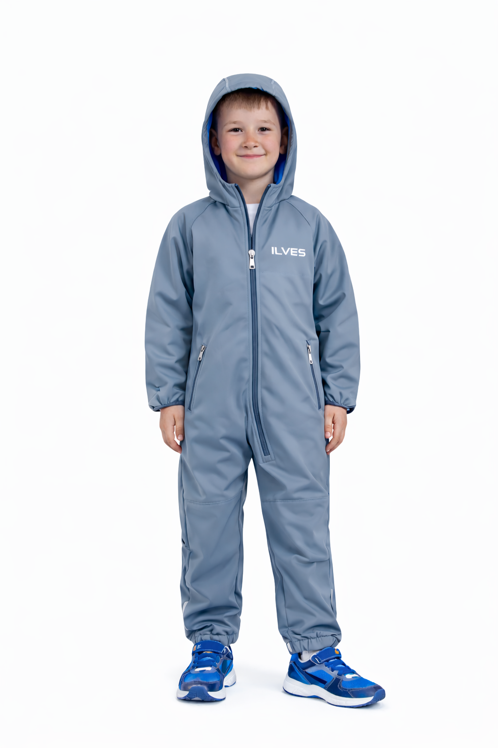 Комбинезон ILVES ILV-A-180/20_серый/голубой - фото 2