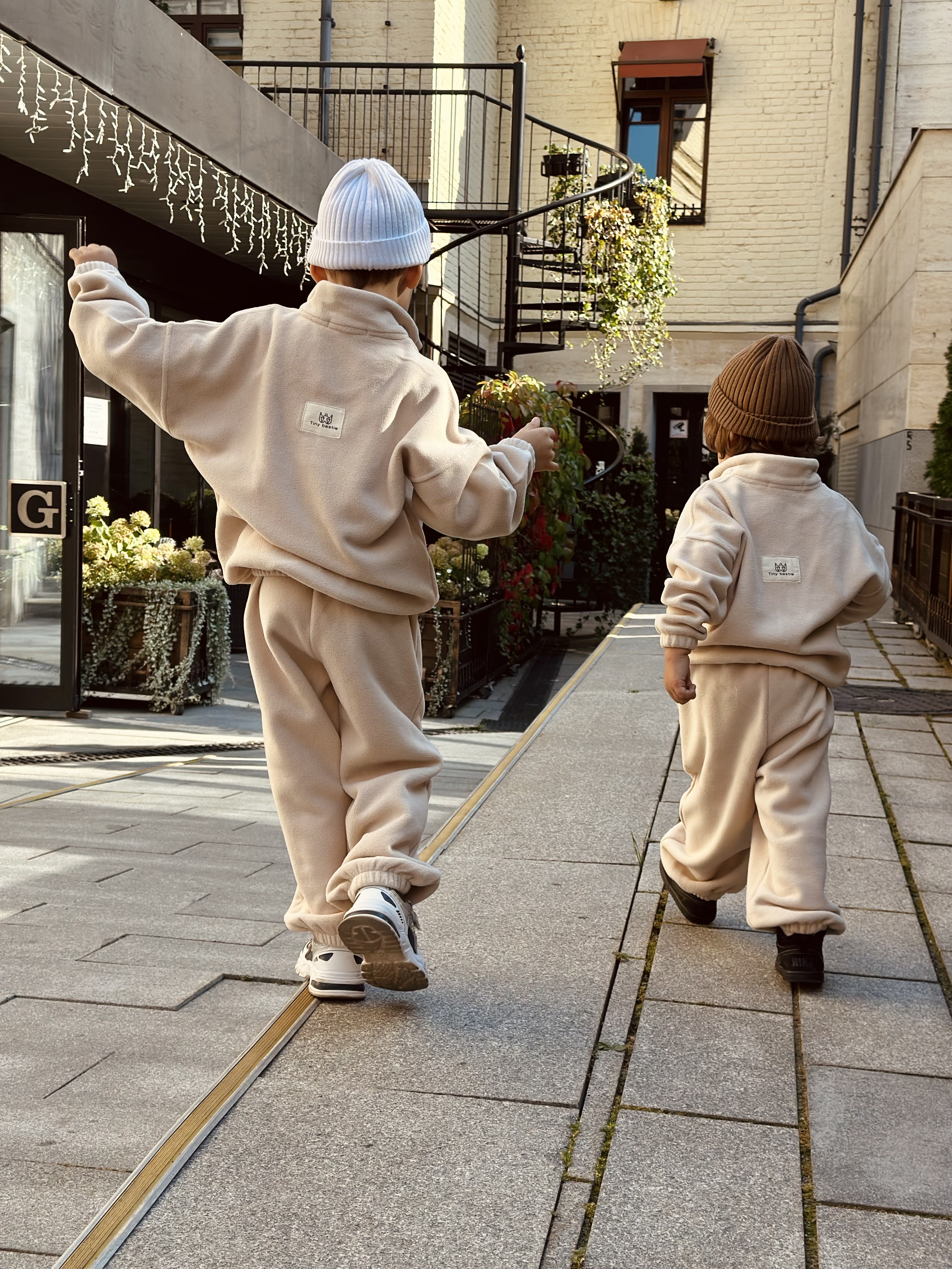 Костюм Tiny Bestie флис беж - фото 5