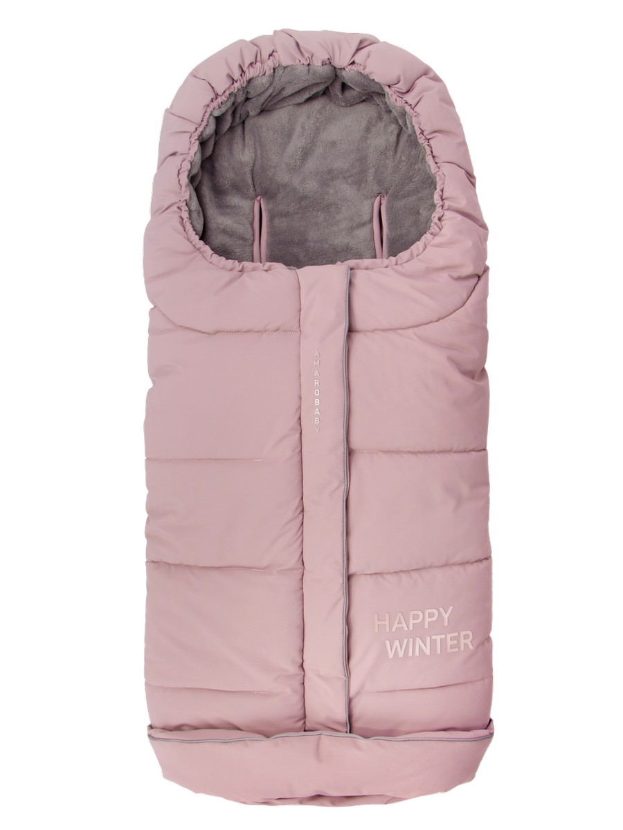 Конверт в коляску Amarobaby POLAR розовый - фото 1