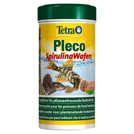 Корм для рыб Tetra Pleco Spirulina Wafers сомов чипсы 250мл