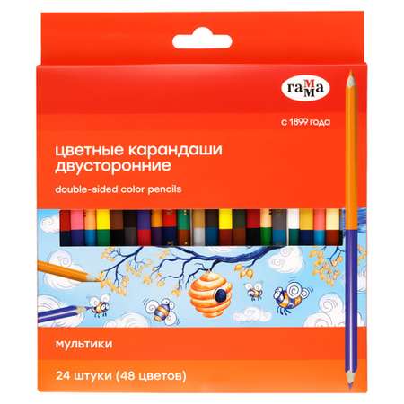 Карандаши цветные Gamma_ 24 шт.