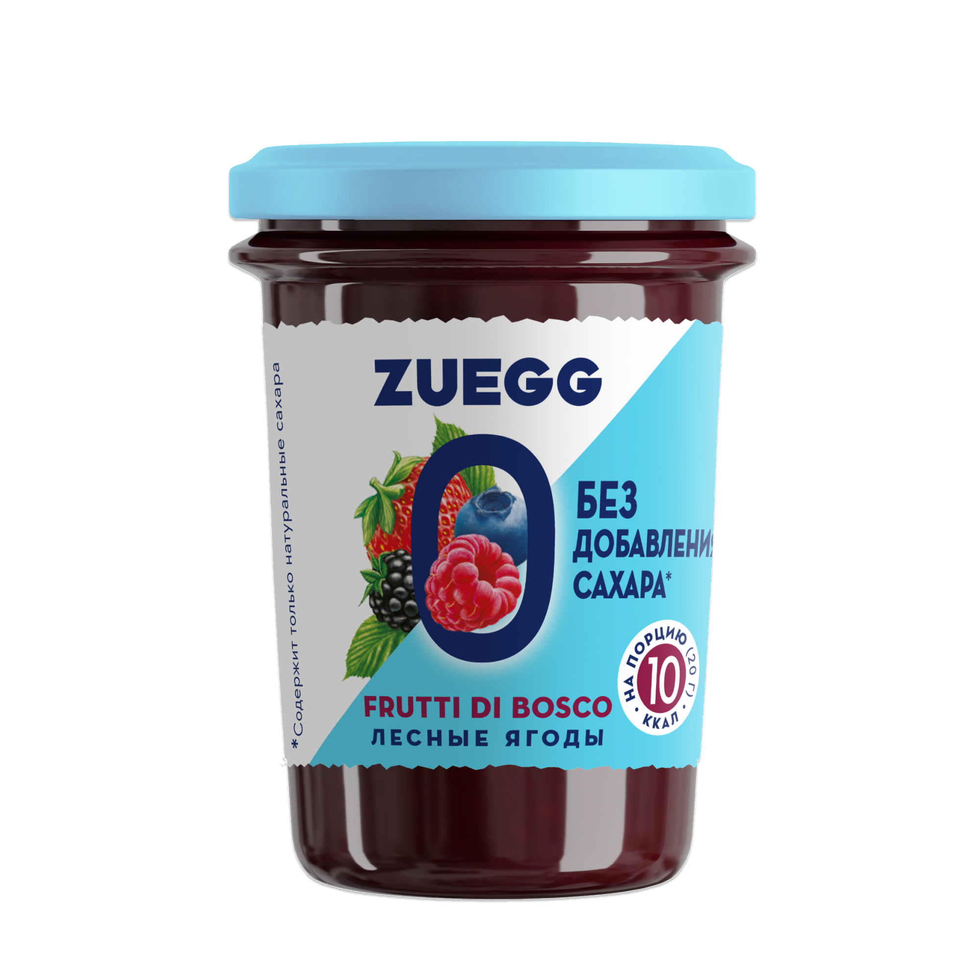 Конфитюр экстра ZUEGG Лесные ягоды без сахара 220г - фото 1