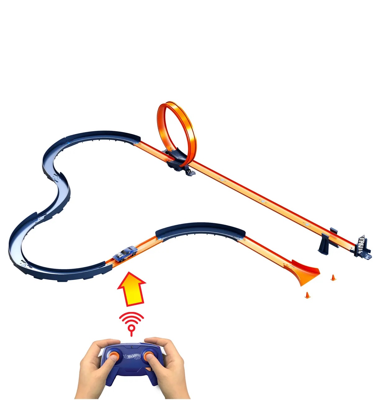 Трек Hot Wheels Испытание скоростью с пультом HXX45 - фото 7