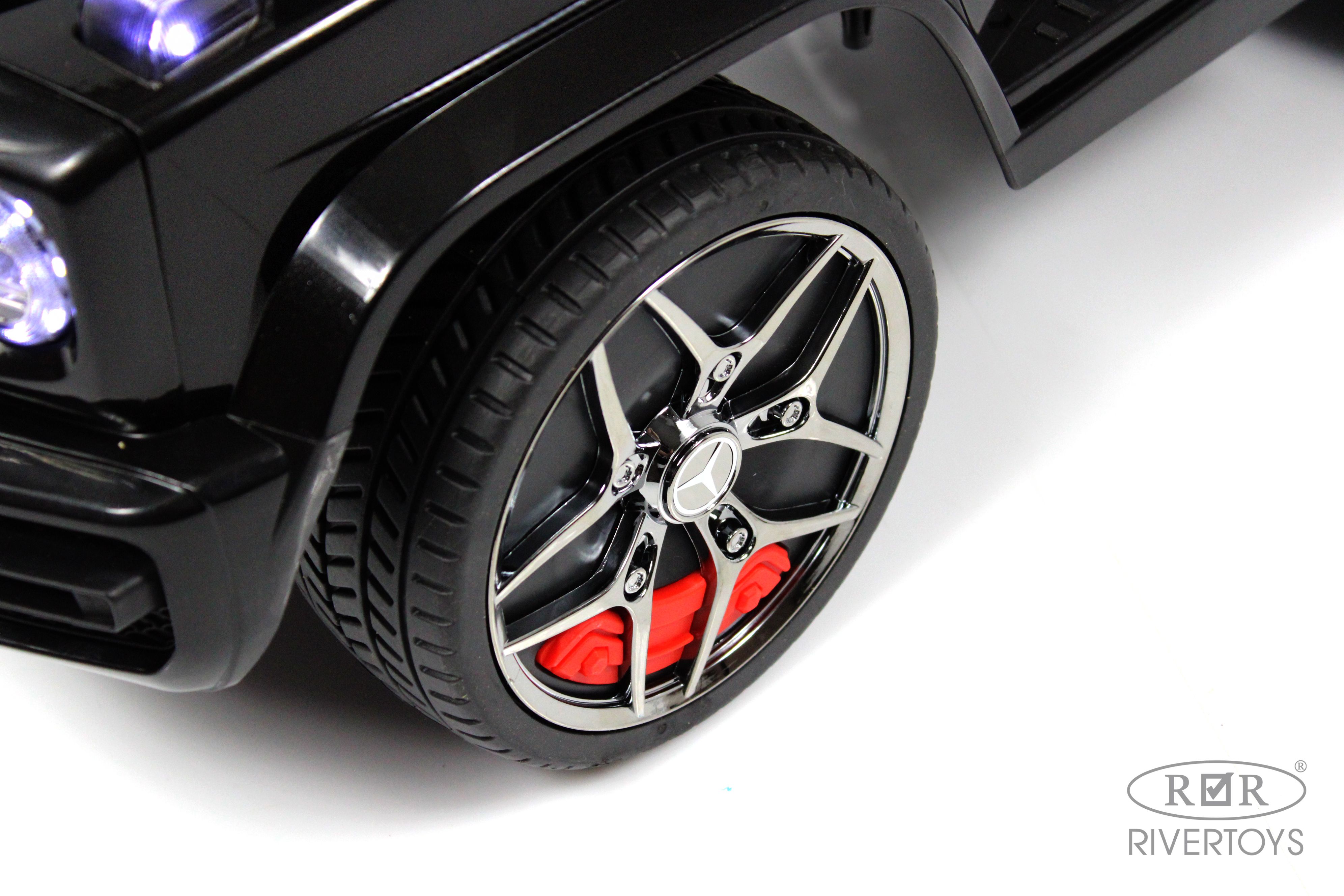 Каталка RIVERTOYS Mercedes-BenzG63 Black Diamond черный - фото 8