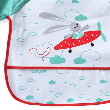 Нагрудник Babyono текстиль 1 шт. в ассортименте