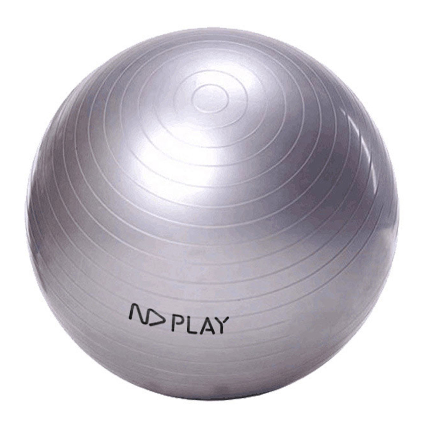 Фитбол ND PLAY серый 75 см - фото 1