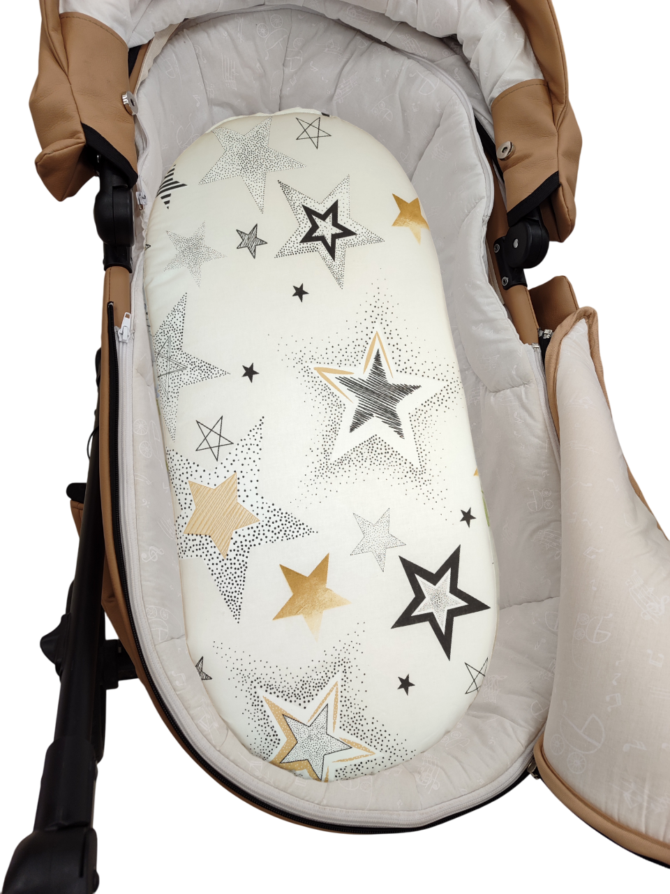 Матрас овальный ЗАСЫПАЙКА рисунок звездопад 35х75 1-2025 Звездопад - фото 7