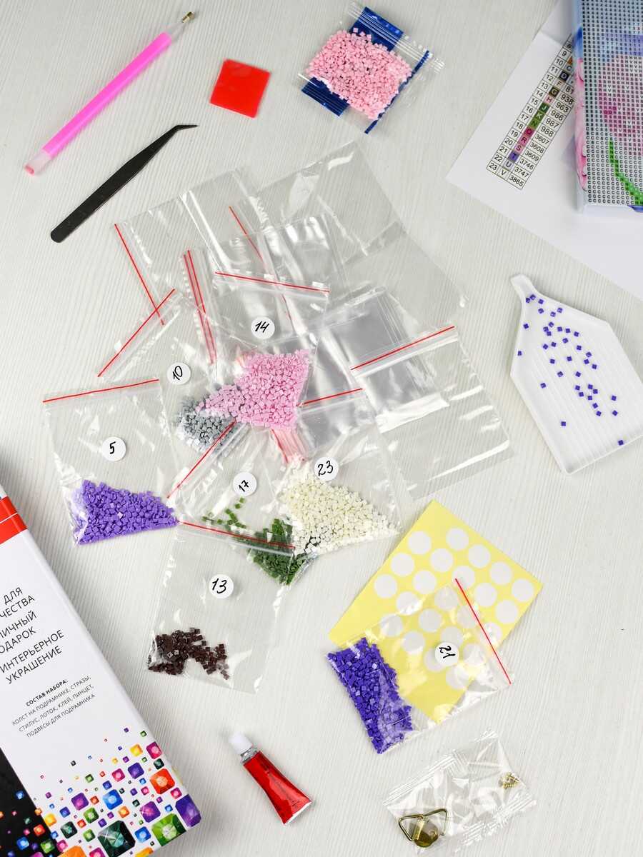 Алмазная мозаика Феникс + Кот в снегу - фото 12