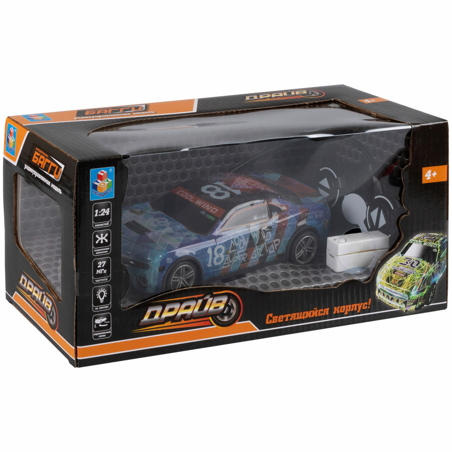 Автомобиль РУ 1TOY 1:24 - фото 8