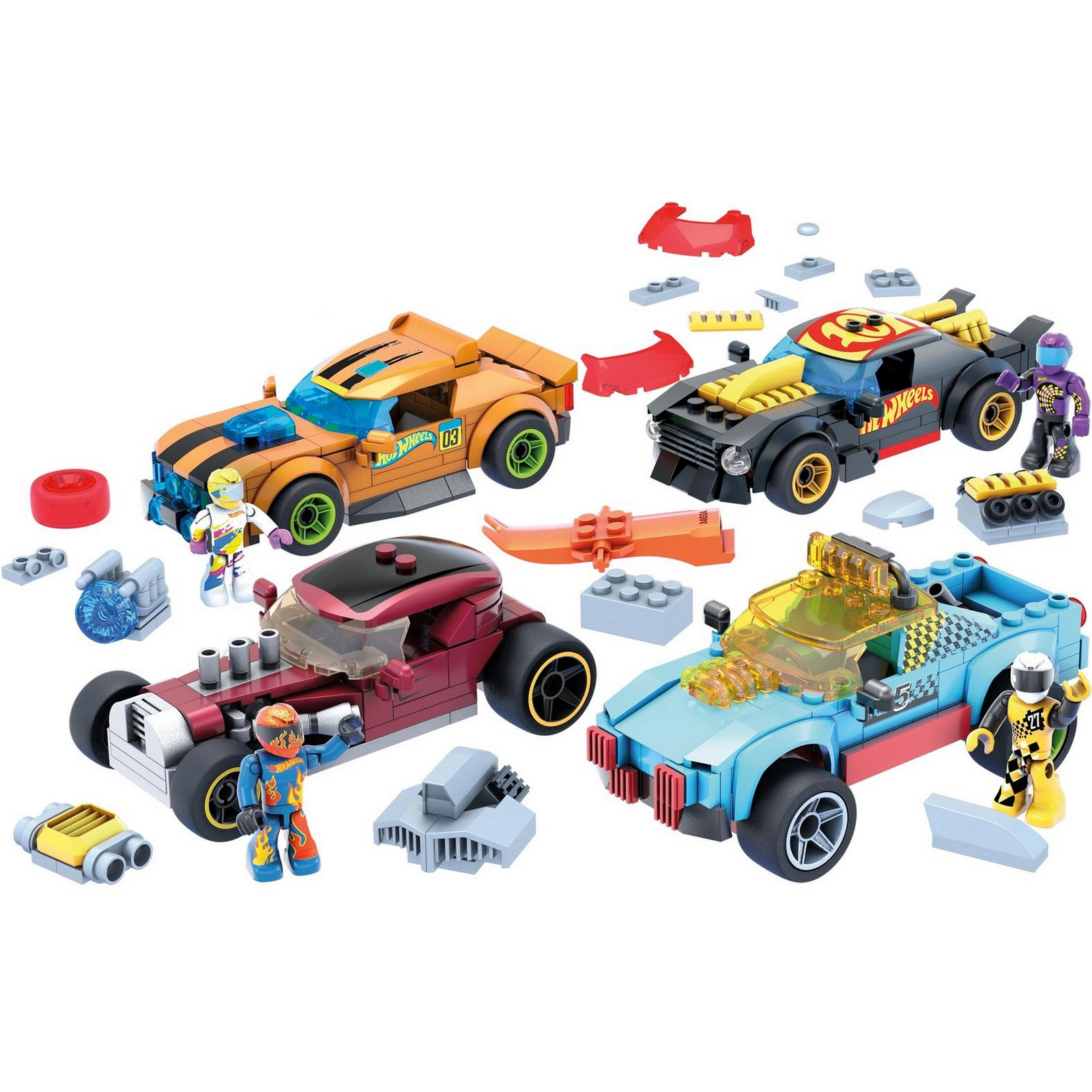Конструктор Mega Construx Hot Wheels 485 дет. - фото 1