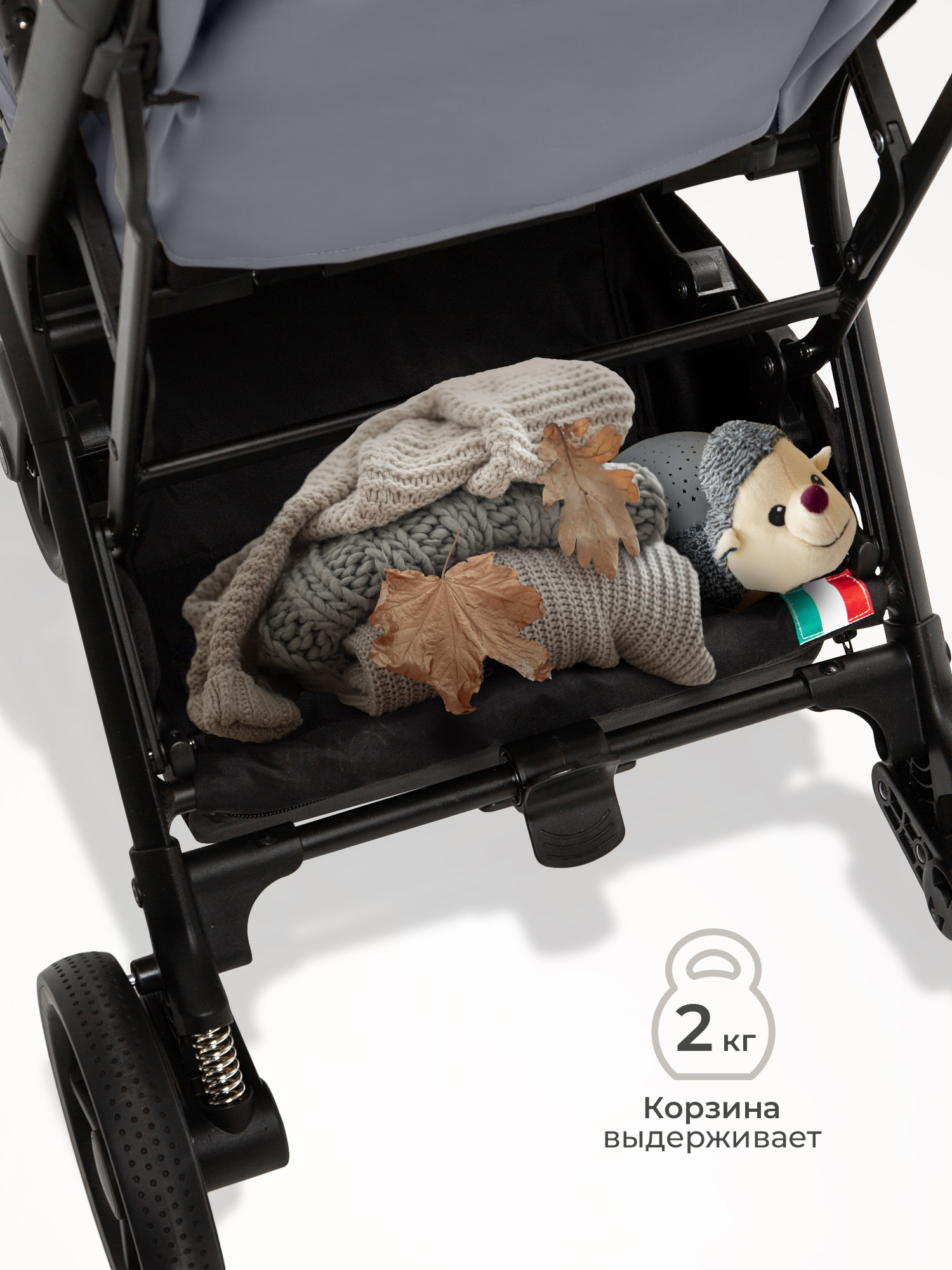 Коляска прогулочная Sweet Baby серый - фото 5
