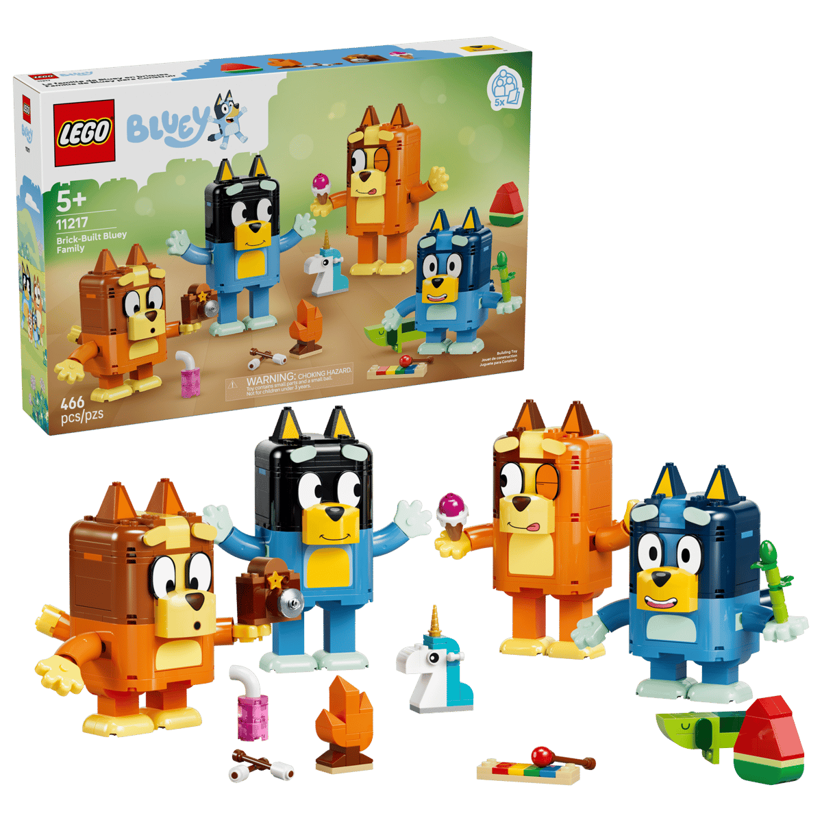 Конструктор LEGO DUPLO Семья Блуи 466 дет. - фото 1