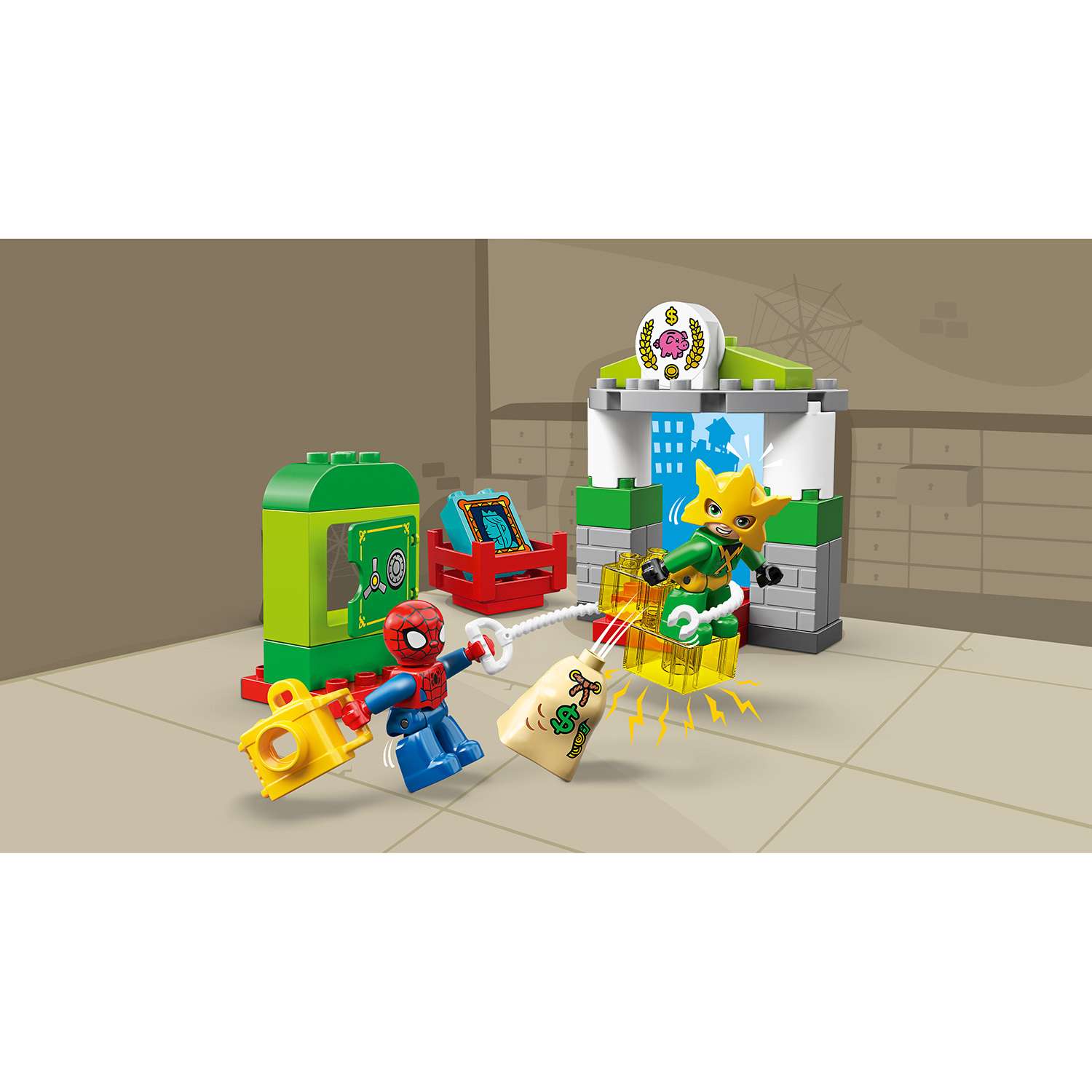 Конструктор LEGO DUPLO Человек-паук против Электро блочный - фото 10