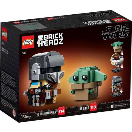 Конструктор LEGO BrickHeadz 75317 295 дет.