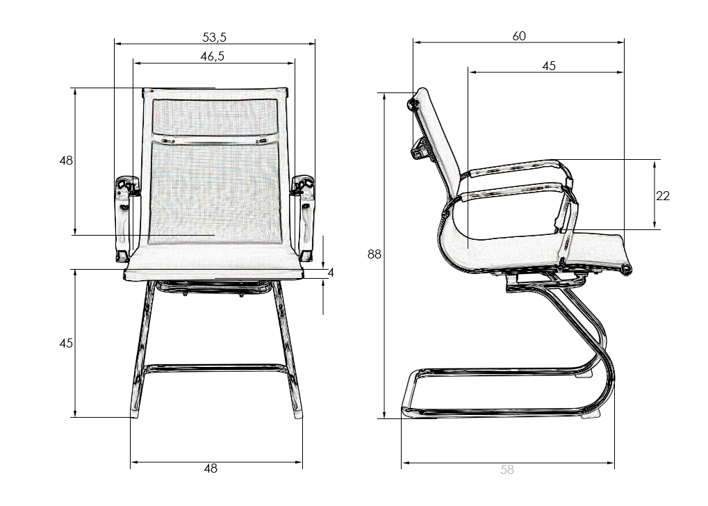 Компьютерное кресло DOBRIN серый - фото 10