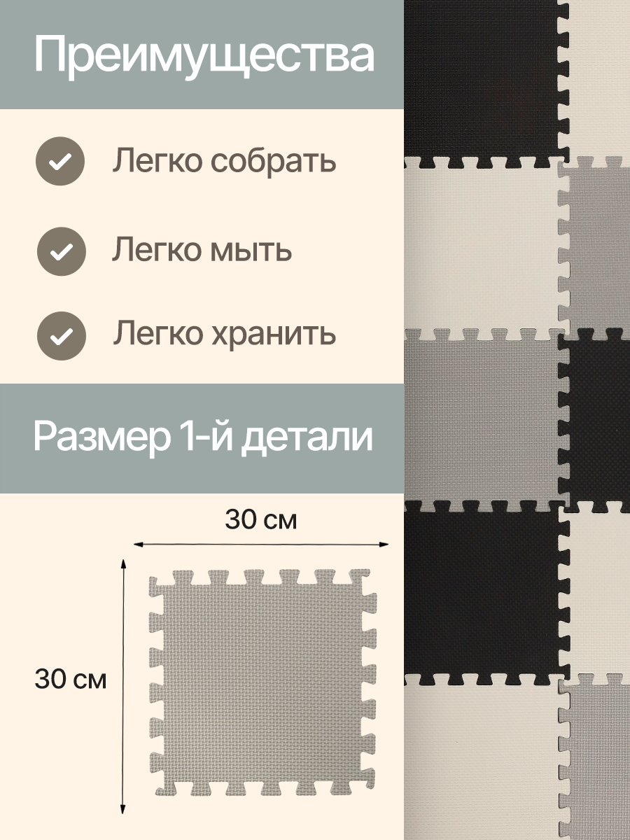 Коврик-пазл Рыжий кот 90 x 150 см - фото 5