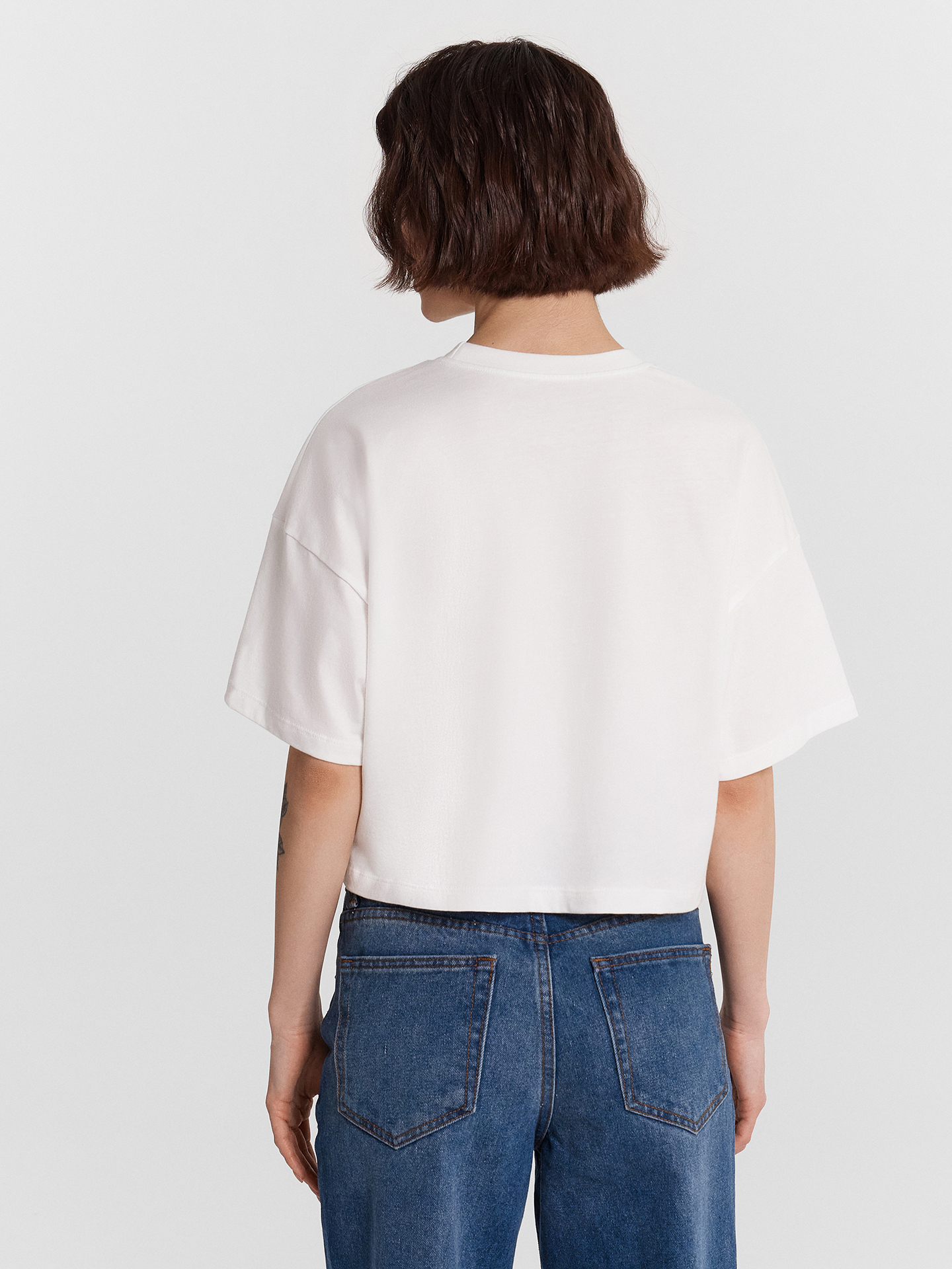 Футболка Mark Formelle (Марк Формэль) 112664/белый +печать4 - фото 6