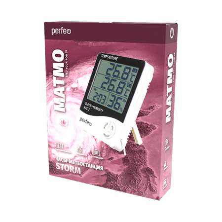 Часы-метеостанция Perfeo Matmo PF-HTC-2