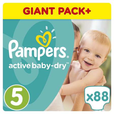 Подгузники Pampers Active Baby 5 (11-18 кг) 87 шт.