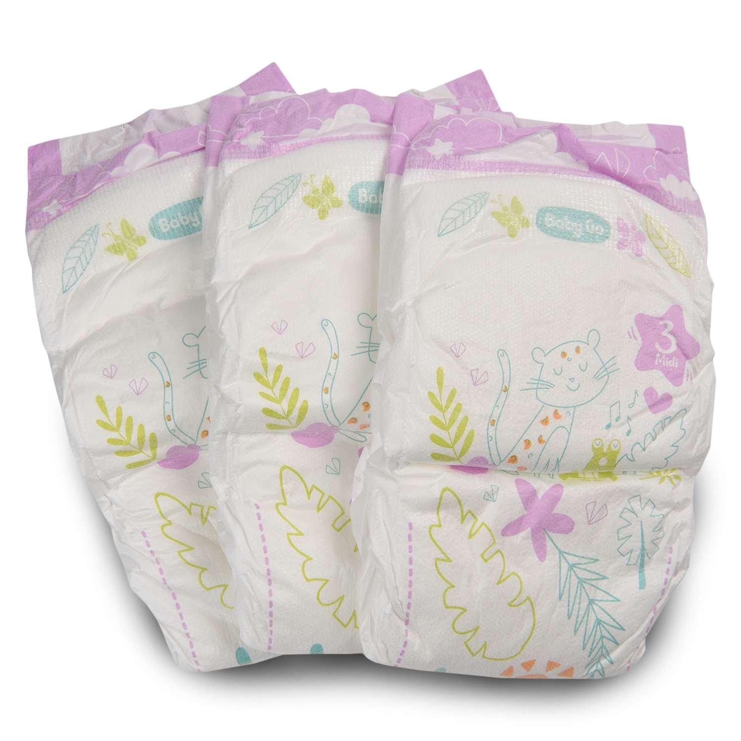 Подгузники BabyGo Classic 3 (4-9 кг) 72 шт. - фото 5