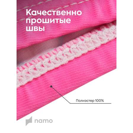 Детская шапочка для плавания Namo розовая_единорог