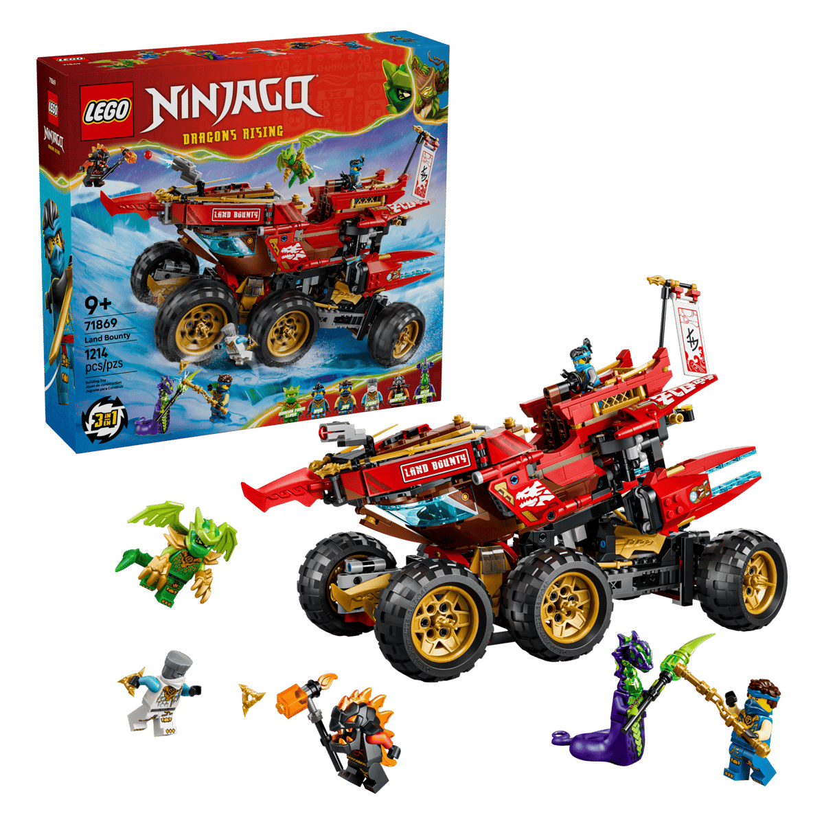 Конструктор LEGO NINJAGO Райский уголок 1214 дет. - фото 1
