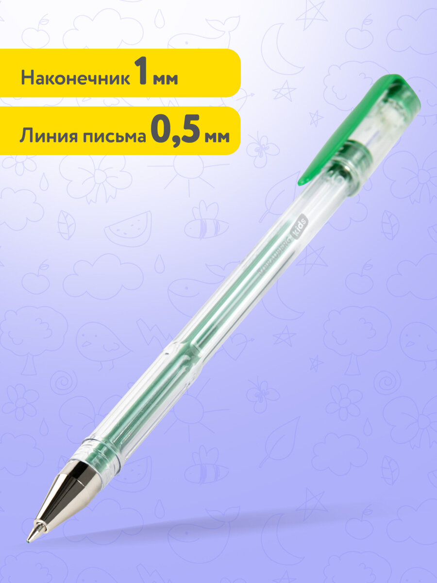 Ручка гелевая Brauberg 30 шт. - фото 4