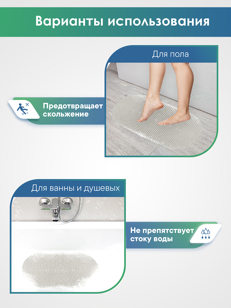 Коврик для ванной VILINA Гарант 38 x 69 см - фото 6