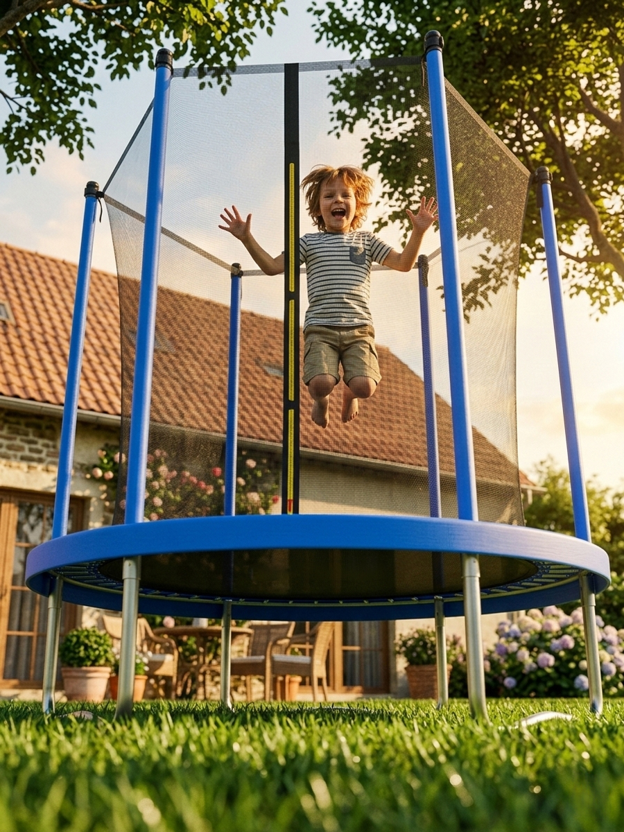 Уличный детский батут Plank SKY 6ft 183 см с внутренней сеткой - фото 11