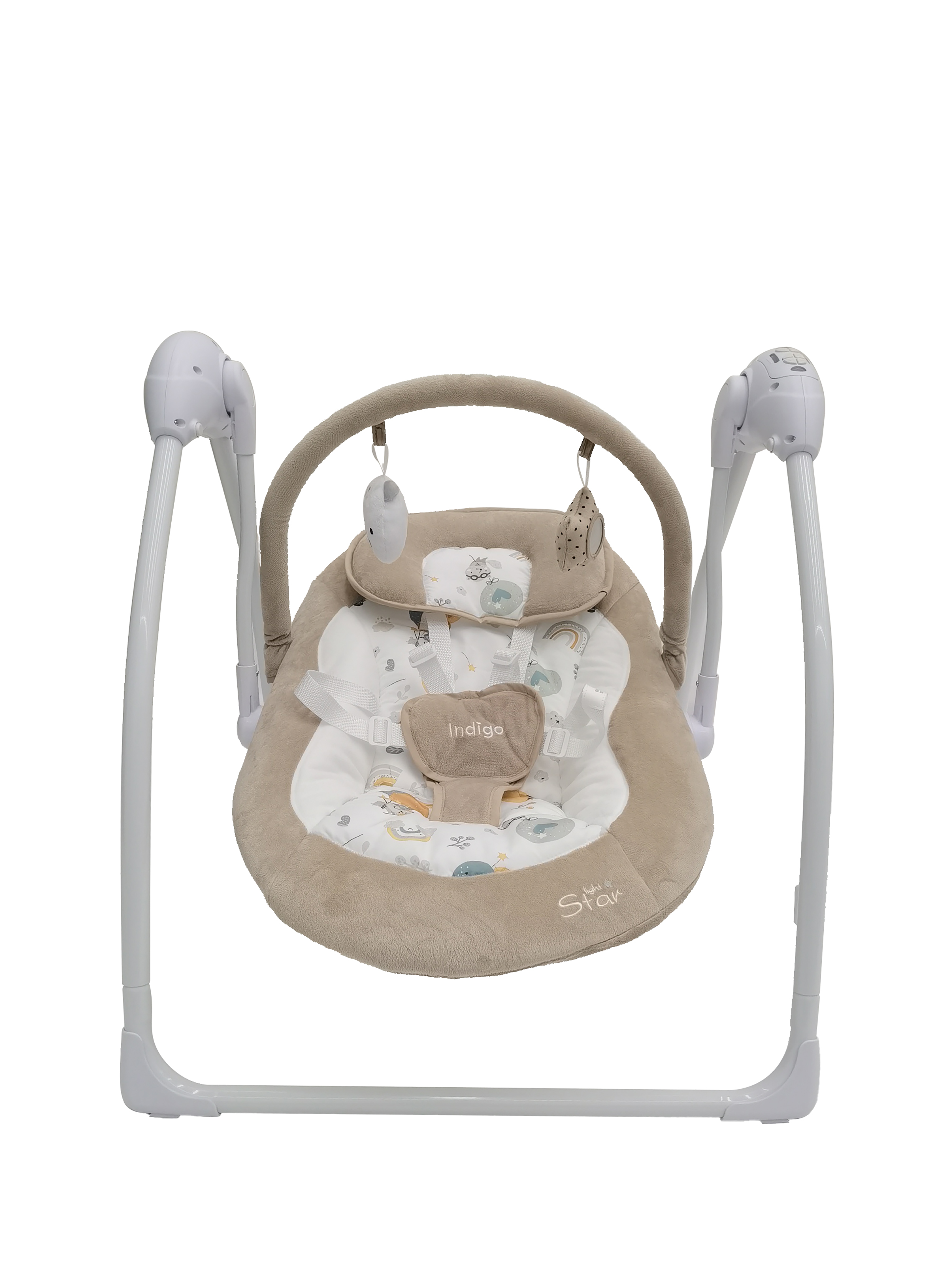 Качели Indigo Star light бежевый - фото 3