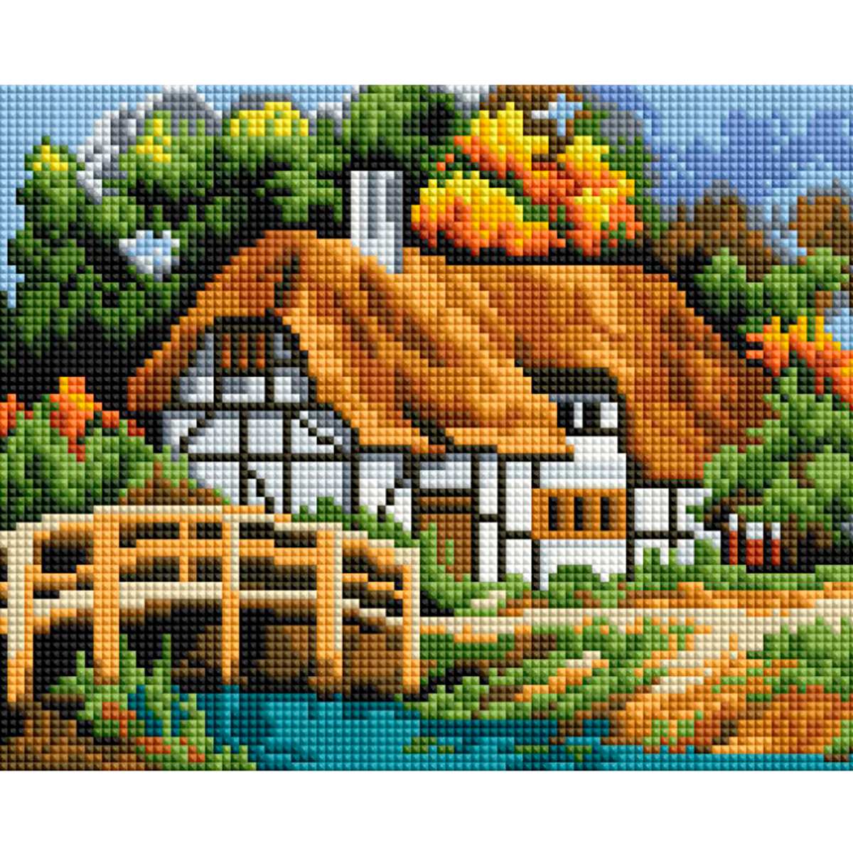 Алмазная мозаика Белоснежка Село - фото 1