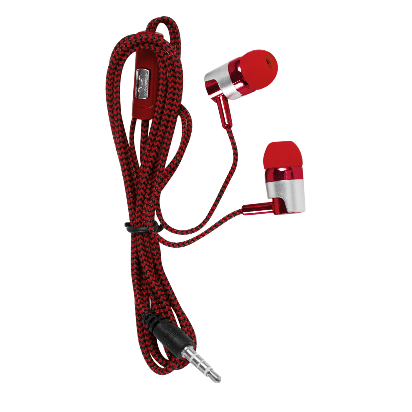 Наушники-гарнитура RedLine E04 Jack 3.5mm красный - фото 2