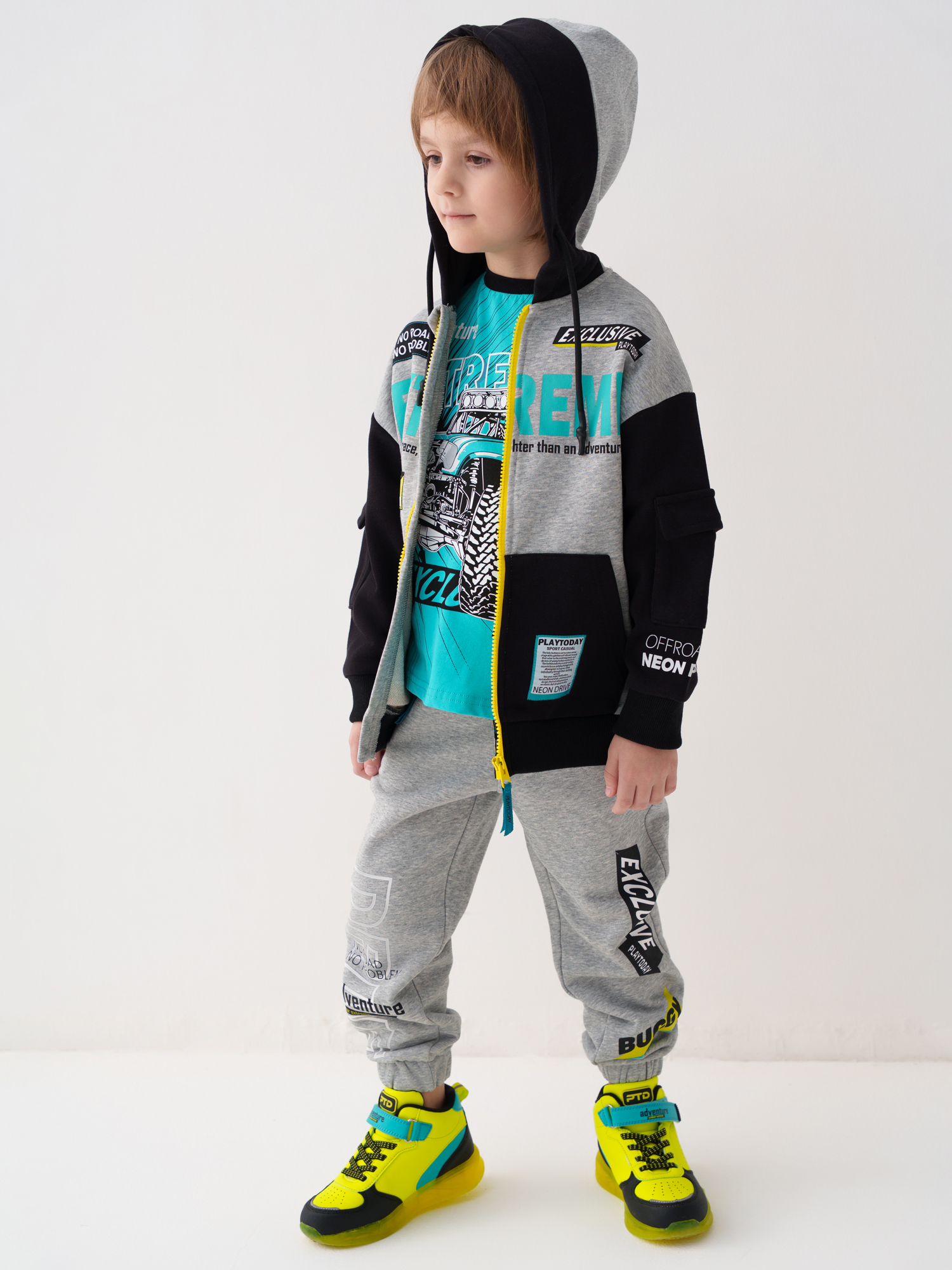 Толстовка PlayToday 12612210 - фото 6