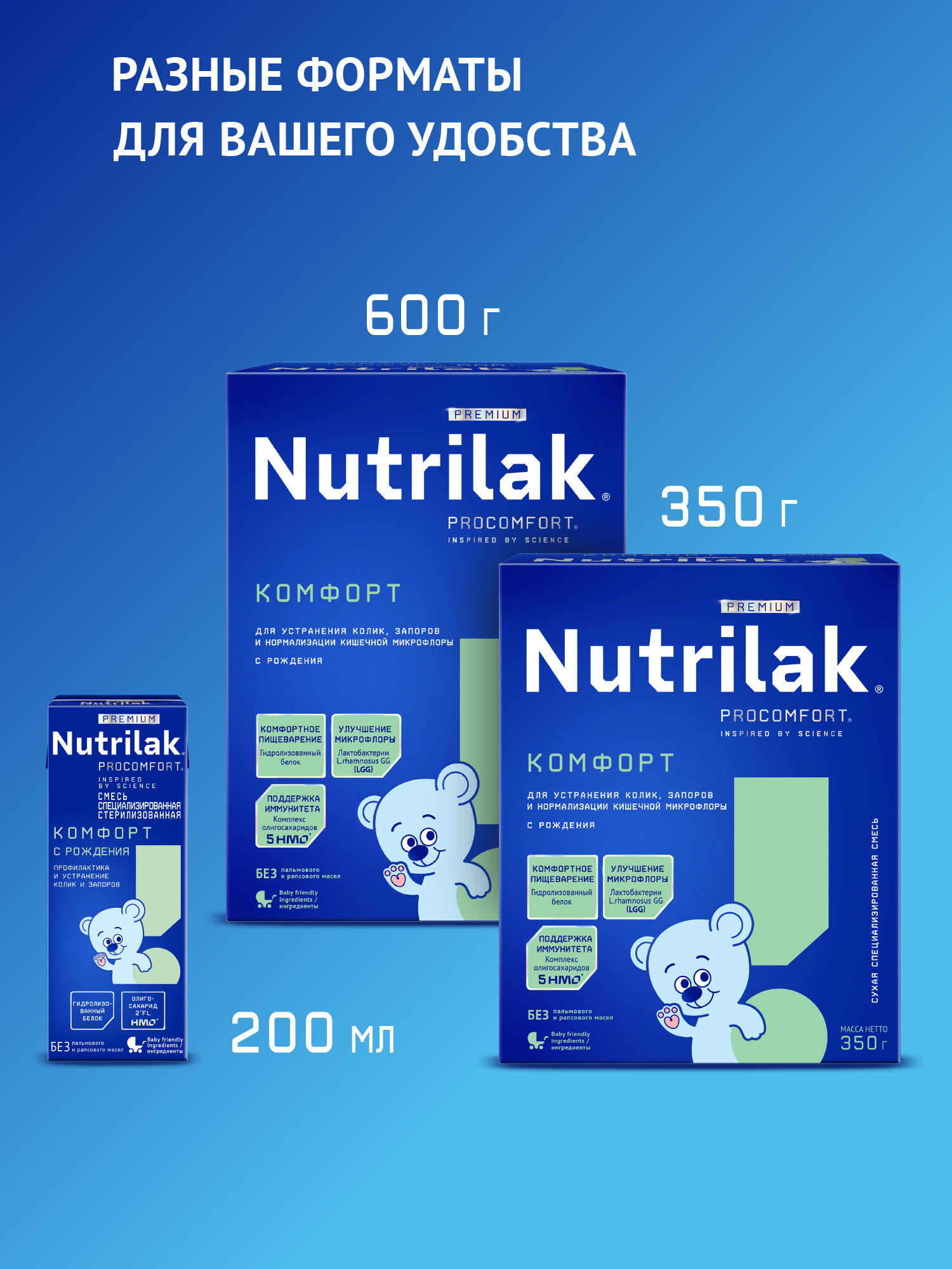 Смесь Nutrilak Premium Комфорт сухая специализированная 350г с 0месяцев - фото 14