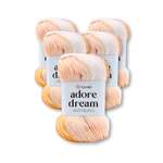 Пряжа для вязания YarnArt Adore Dream 100 гр 280 м акрил секционная анти-пиллинг 5 мотков 1053 секционный