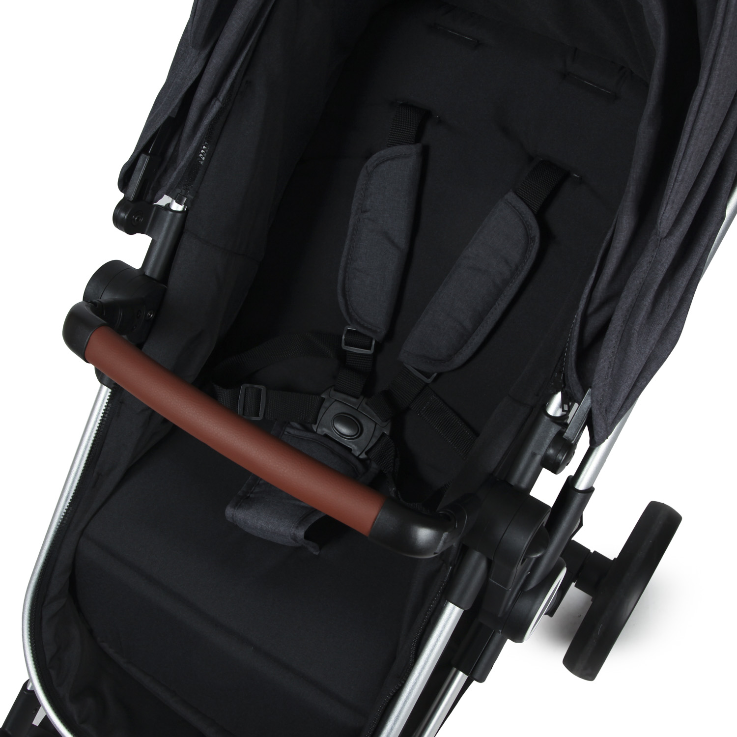 Коляска 3в1 BabyGo FlexiRide New серый - фото 31