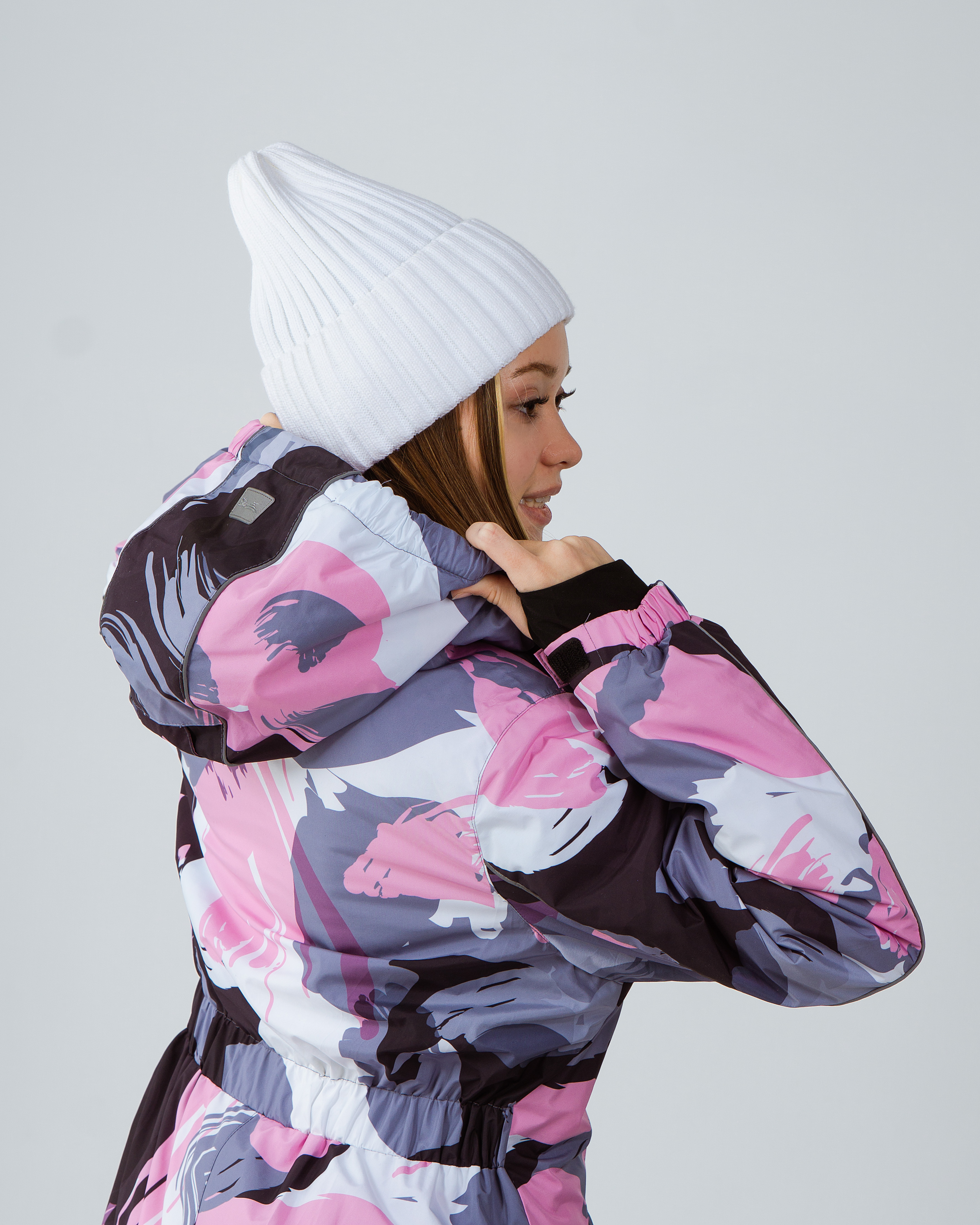 Комбинезон Saimaa Glo-10 серо-розовый - фото 6