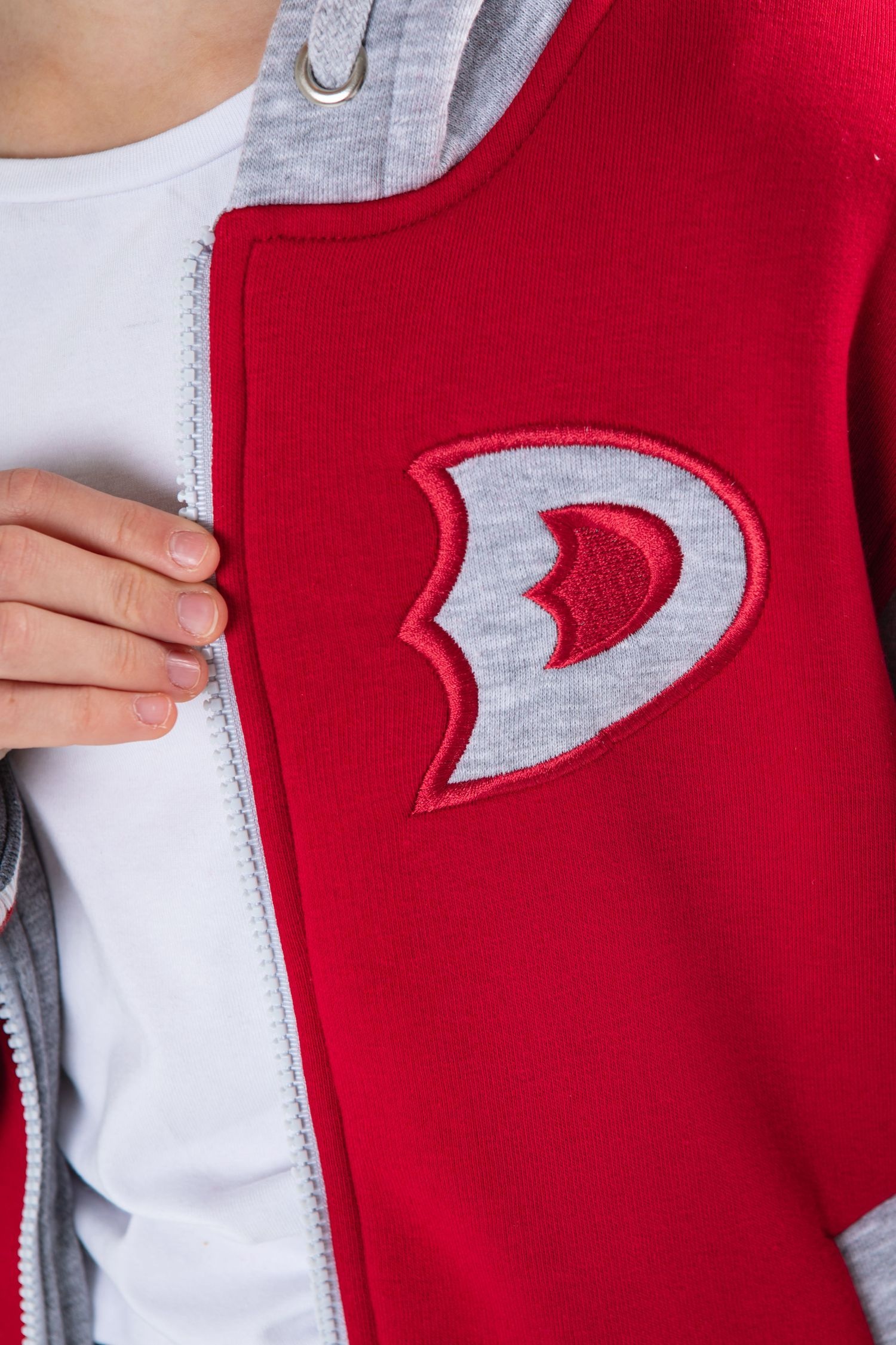 Бомбер БарDuck bd_bomber_greyred - фото 8