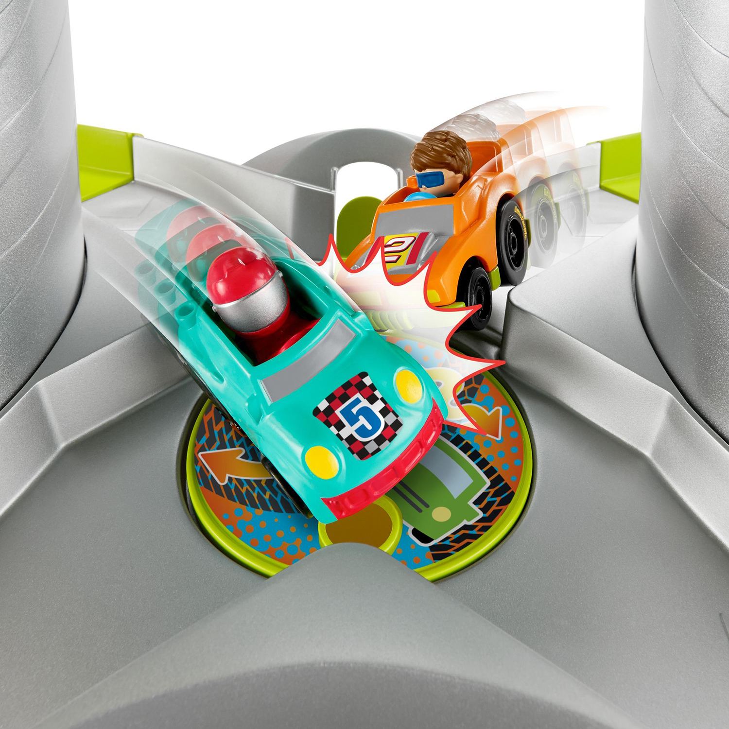 Игровой набор Fisher Price Запуск и винтовая трасса - фото 12