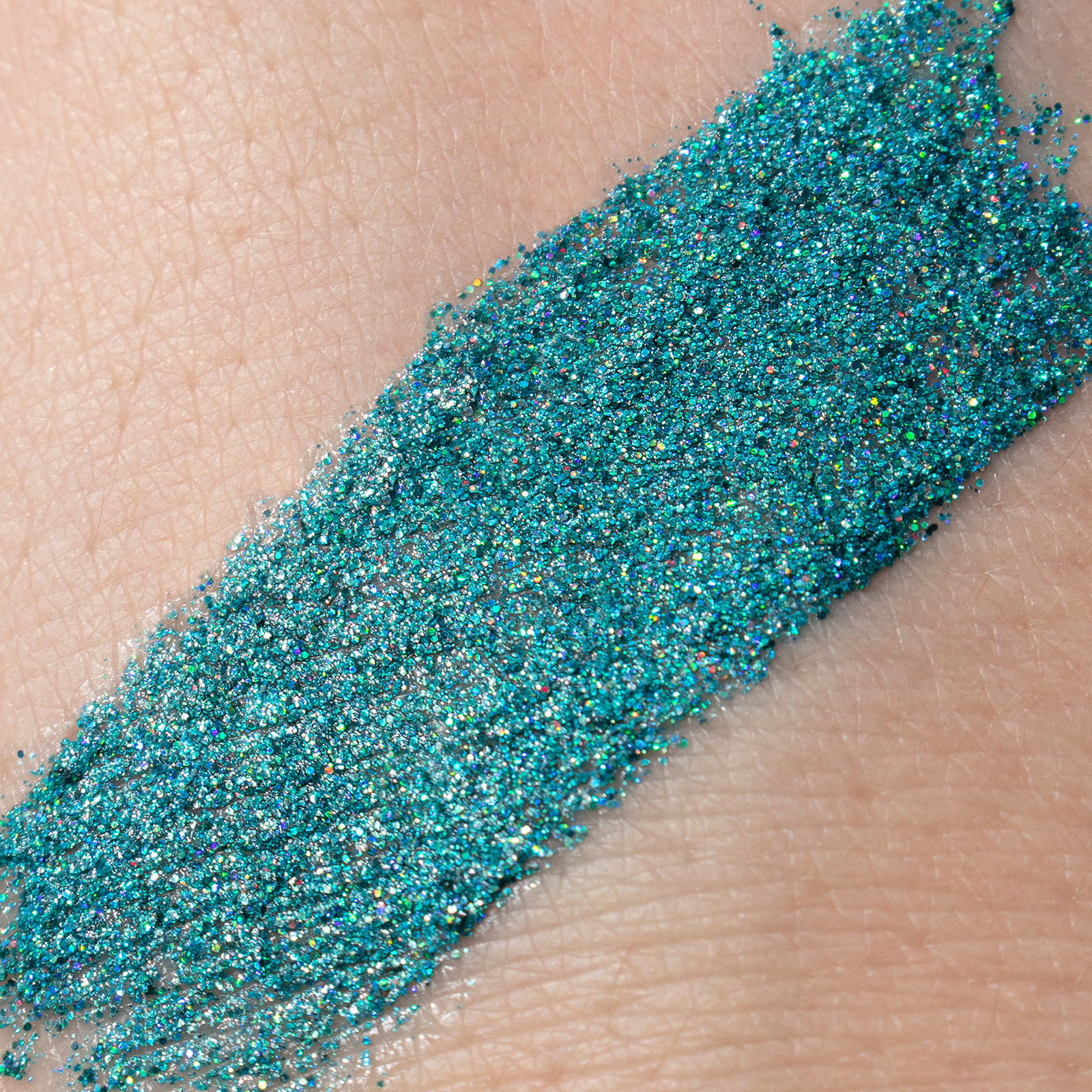 Блестящая подводка лайнер с глиттером ХОББИЛАБ для макияжа глаз ледяная лагуна с тонкой кисточкой - фото 7