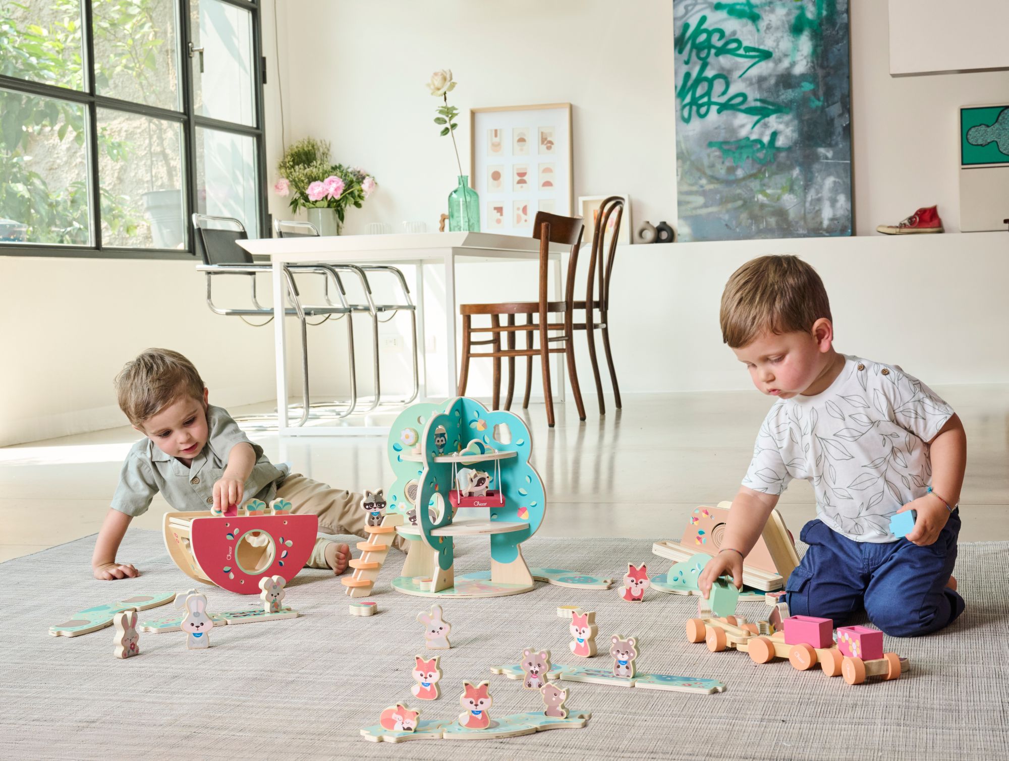 Игрушка Chicco деревянный Семья - фото 5