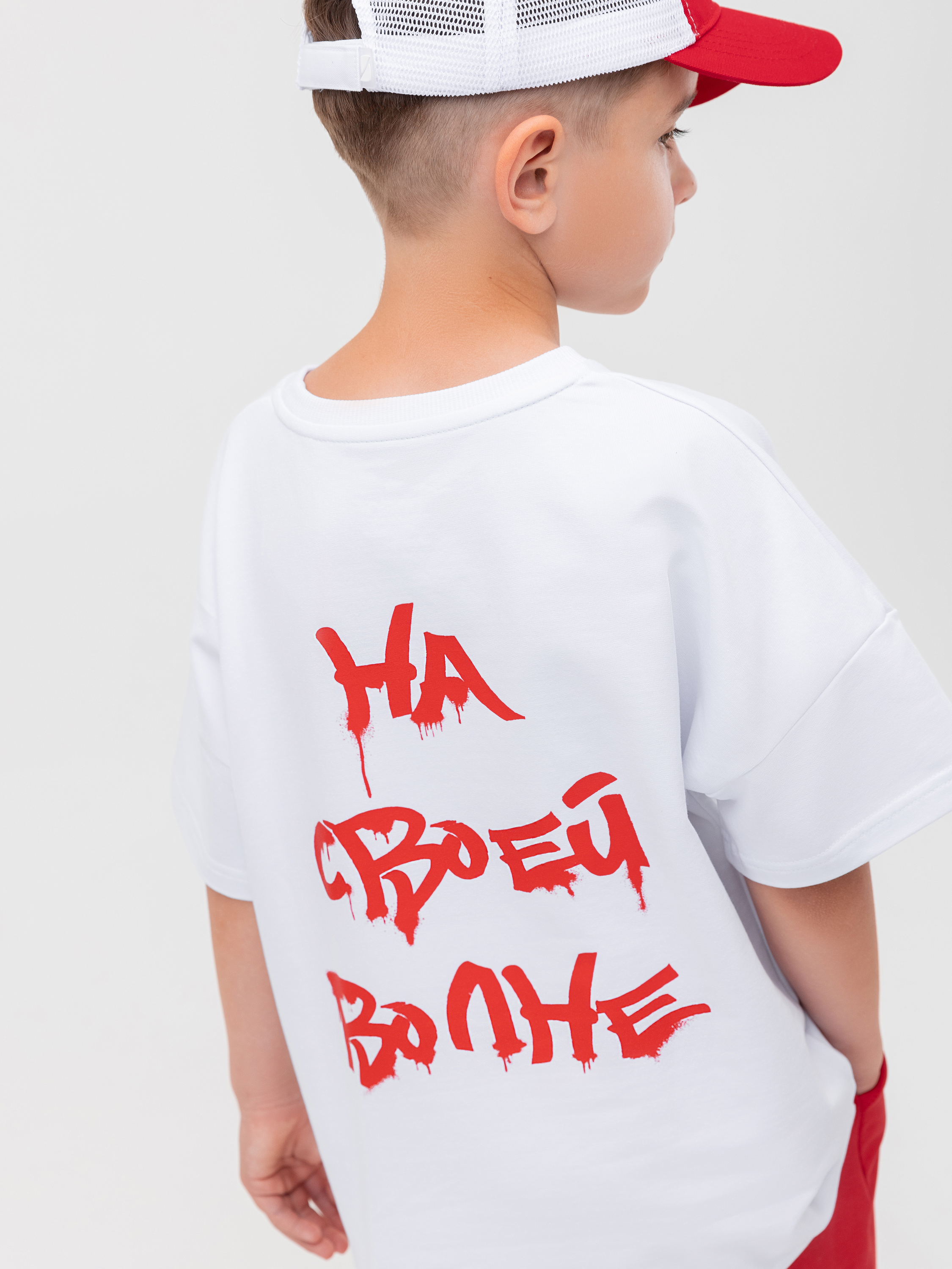 Футболка Bodo 4-348MU_белый (красный) - фото 5