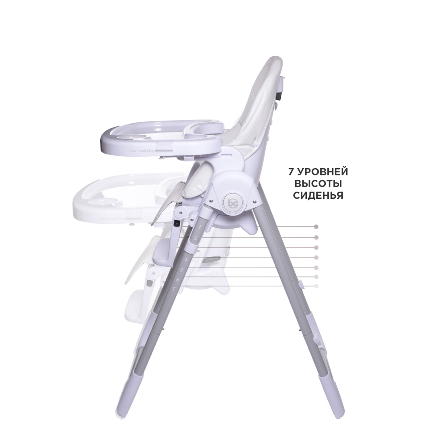 Стульчик для кормления BabyCare Peanut классический - фото 5