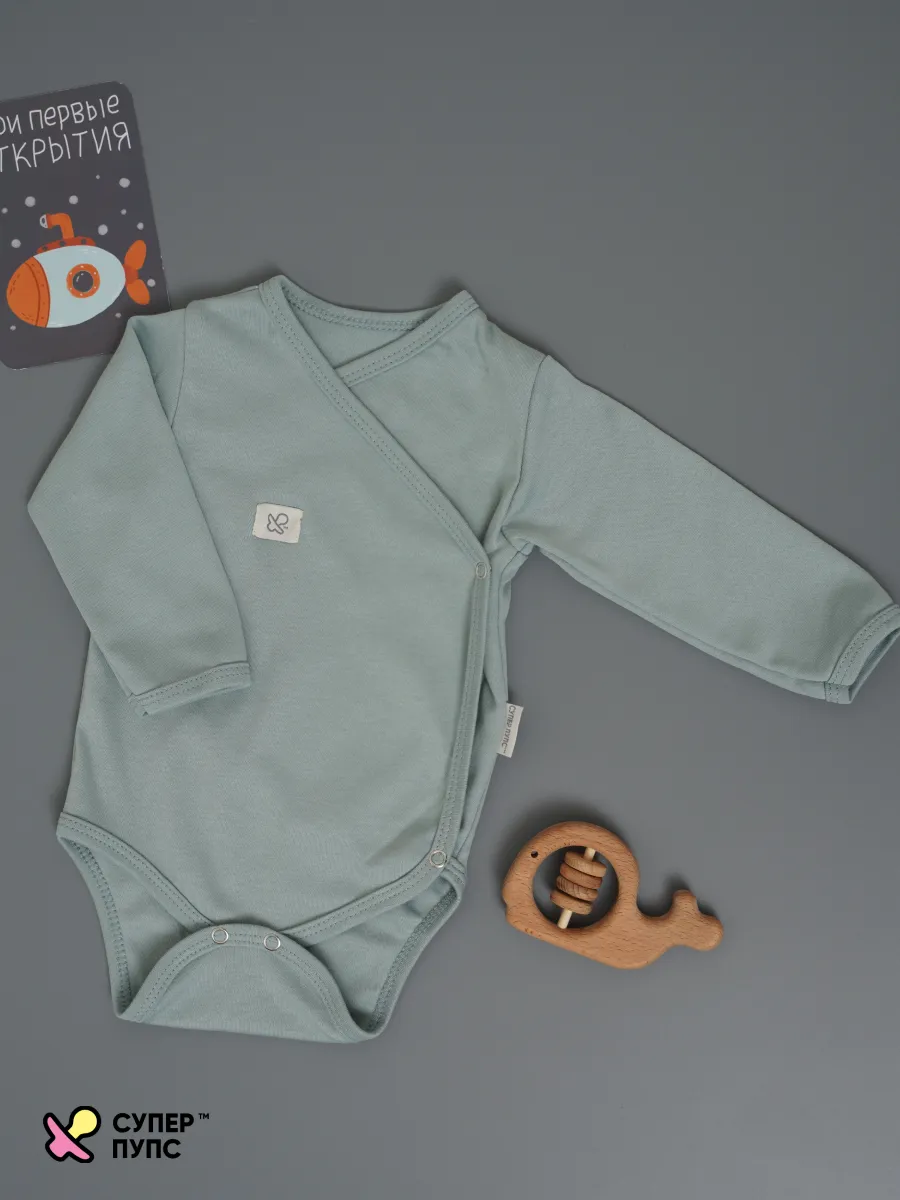 Боди 3 шт Супер Пупс нбр/3пр/бд/зап/полосатыединозавры - фото 20