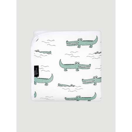 Одеяло Mjolk Крокодилы 75 x 100 см муслин