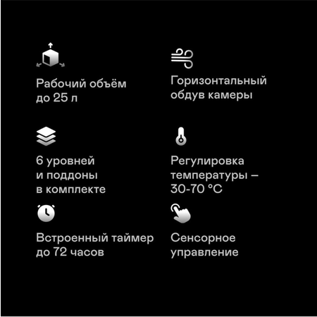 Сушилка для овощей и фруктов GARLYN D-06