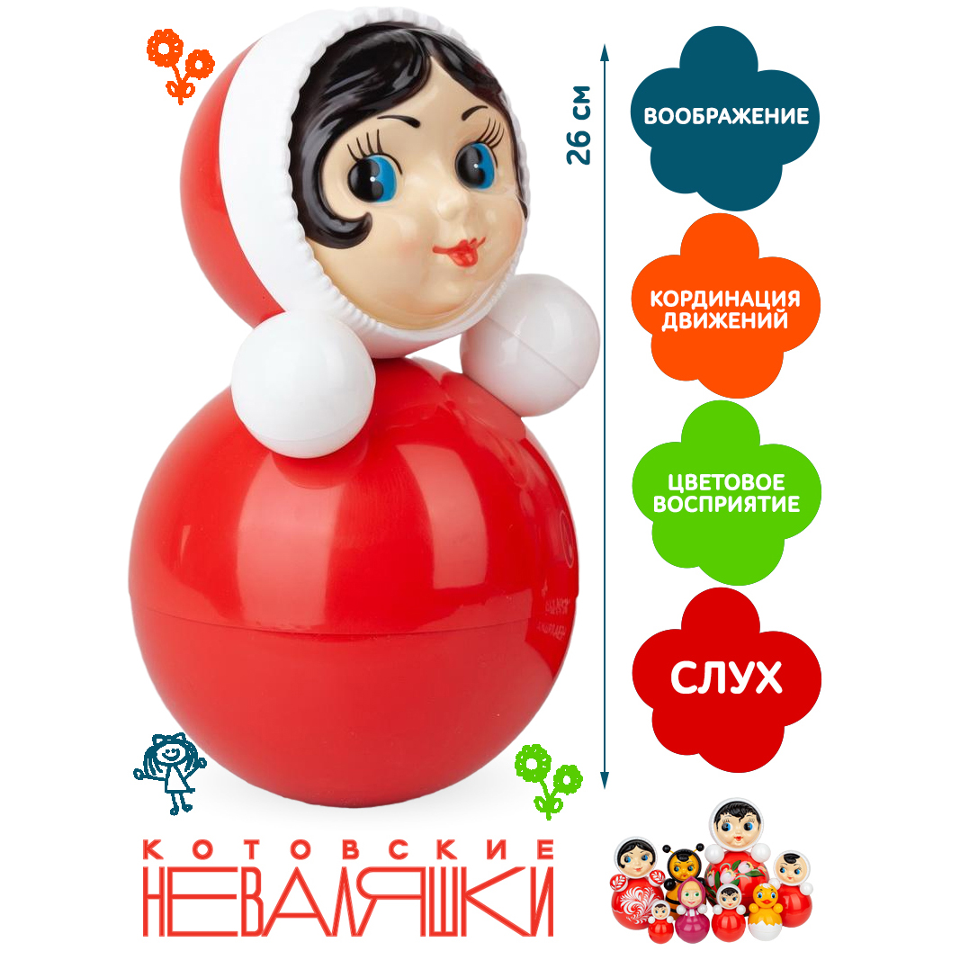 Игрушка Котовские неваляшки неваляшка - фото 3