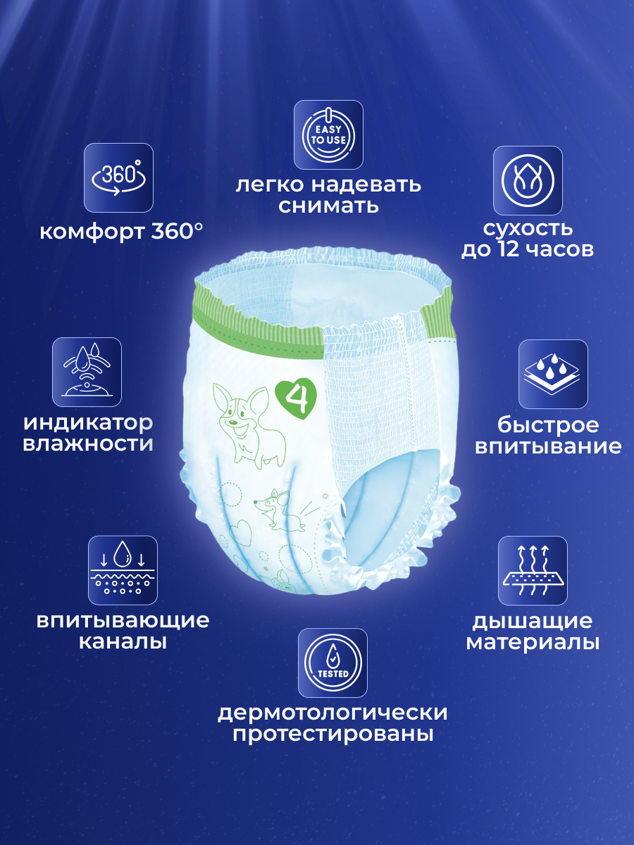 Трусики Soft Plus 4 (8-13 кг) 80 шт. - фото 2