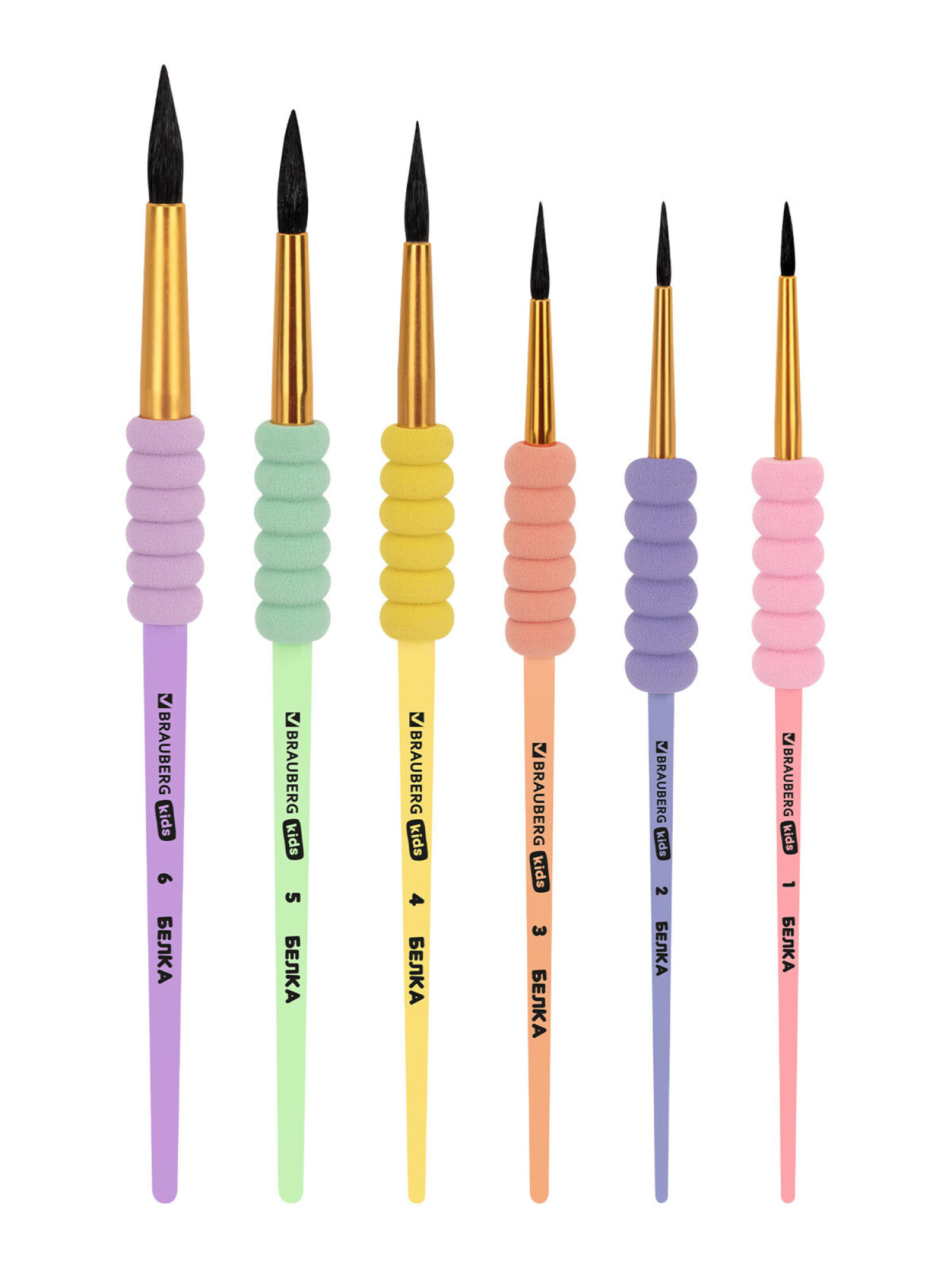 Кисть Brauberg 6 шт. (белка) - фото 12