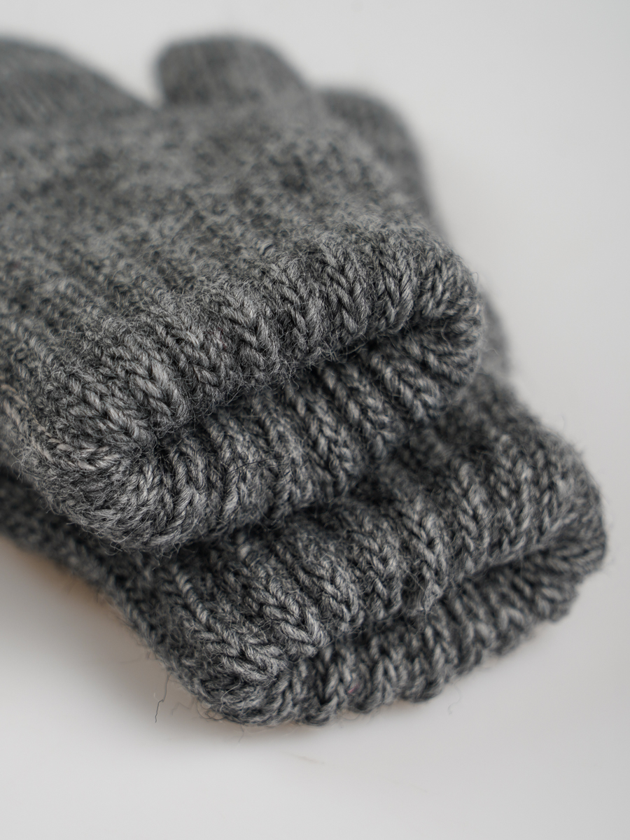 Варежки 2 пары ПриКиндер U-W_232826 Цвет: Светло-серый/темно-серый - фото 9